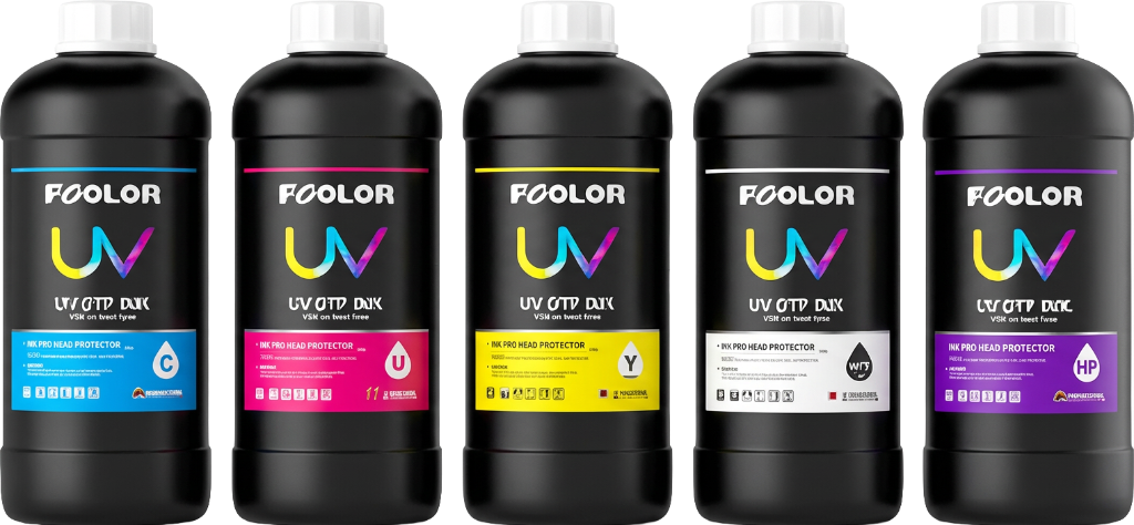 أحبار UV Textile - CMYK + White